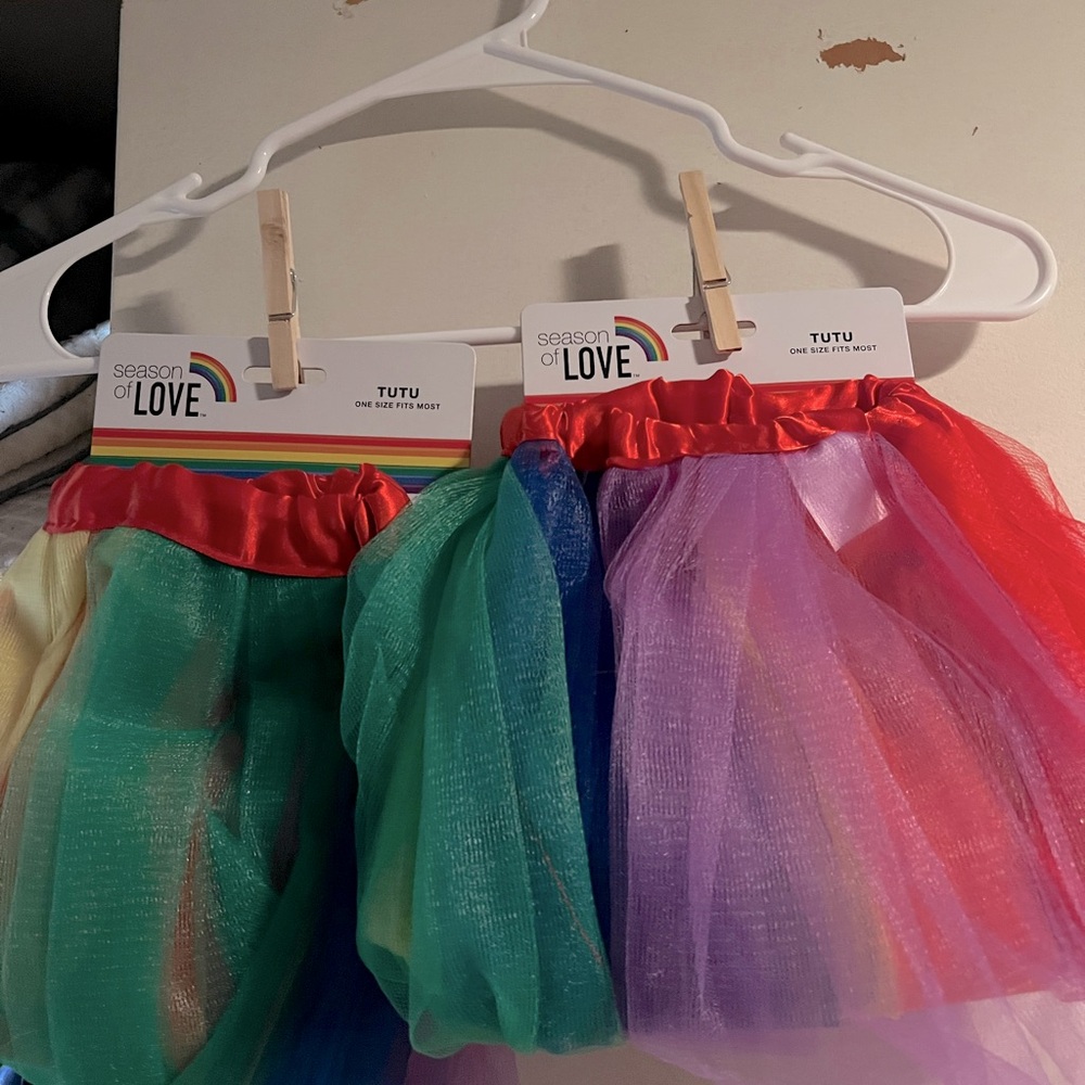 Seasons of Love Multicolored tutu. One size fits most